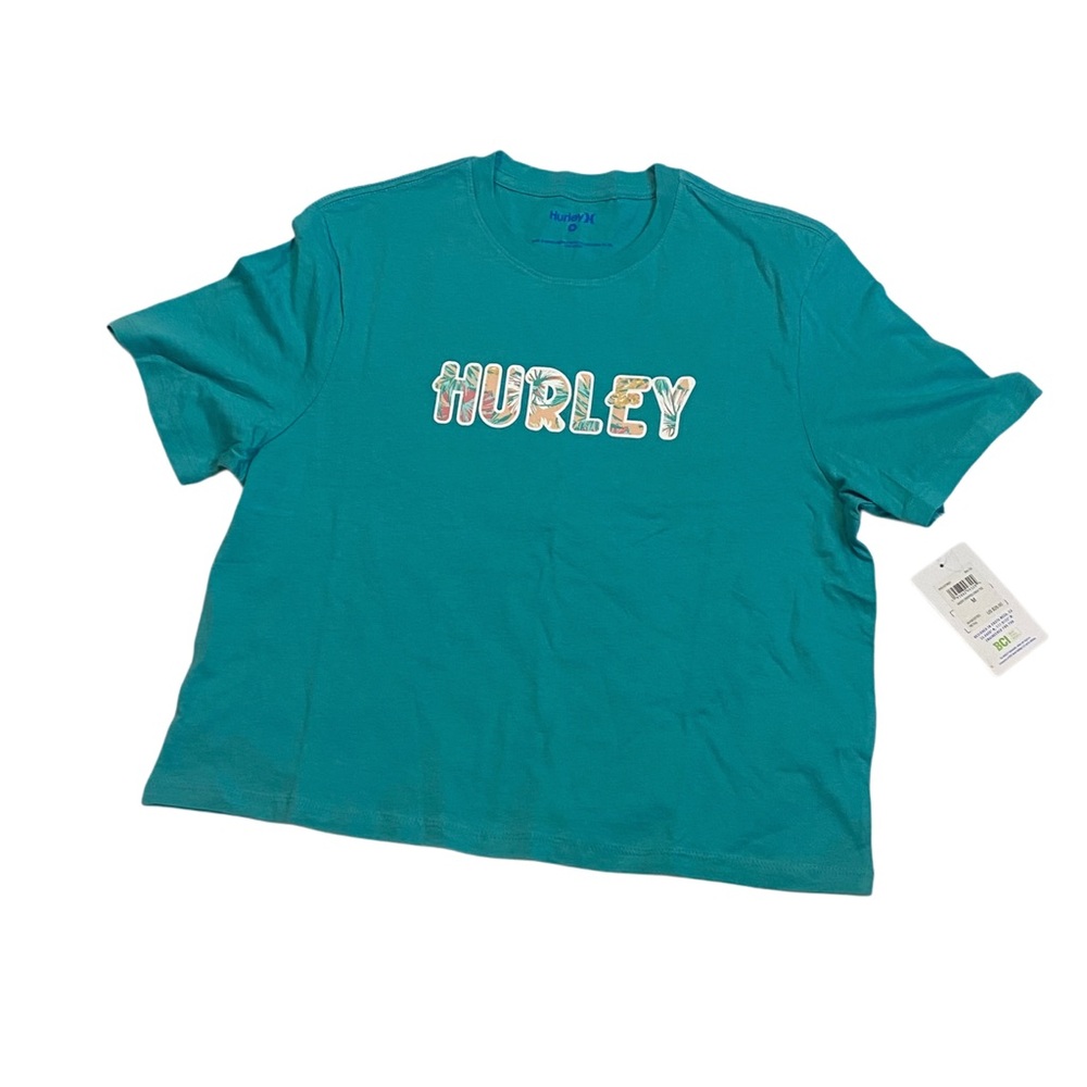 HURLEY GRAZER BOXY CROP TEE Women’s Medium New